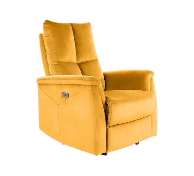 fotele rozkładane do spania żółty